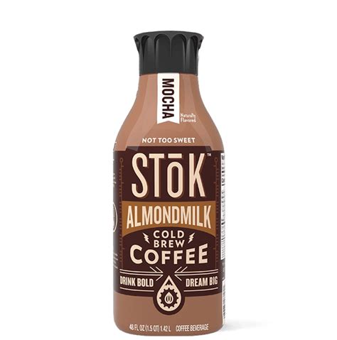 Stok Cold Brew Drinks Mocha Almondmilk Cold Brew Coffee 48 Fl Oz Reviews 2021