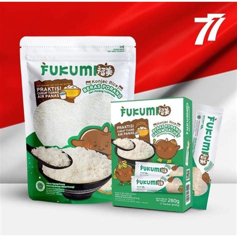 Jual FUKUMI BERAS PORANG RENDAH KALORI BOX 280gr Shopee Indonesia