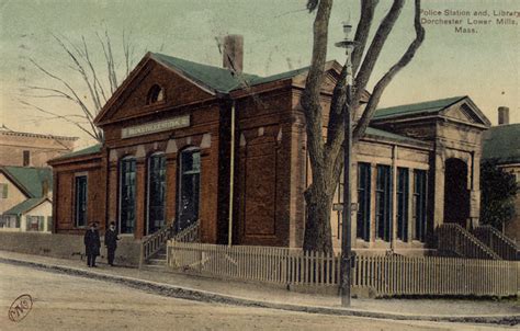 Police Station And Library Lower Mills Dorchester Atheneum