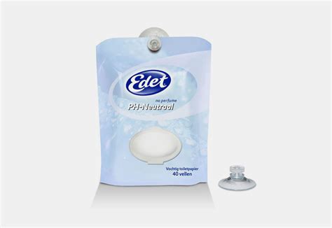 Edet moist toilet paper dispenser pouch designed by WAACS