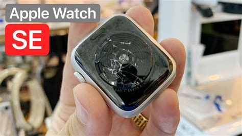 Apple Watch Series Se Back Glass Crack Replacement Youtube