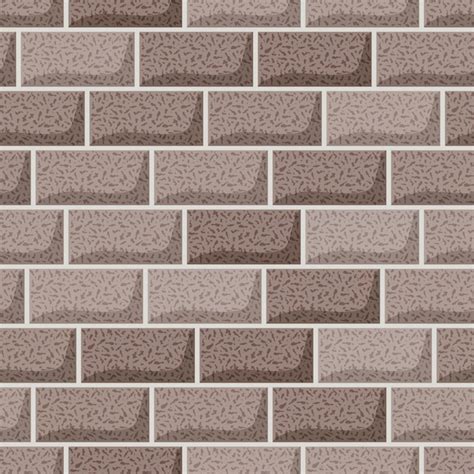 Premium Vector Seamless Brown Brick Wall