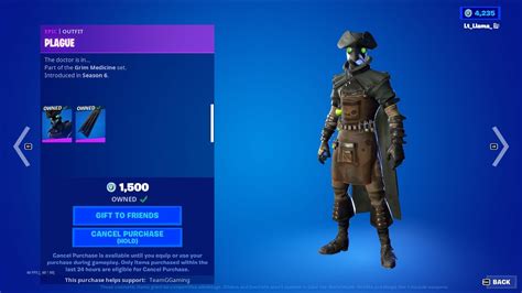 Fortnite Item Shop 1102023 Plague Doctor Skins Are Backkk Youtube