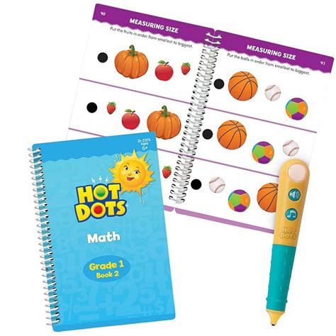 Educational Insights Hot Dots Let S Master Grade Math Set With Talking Pen St Grade Math