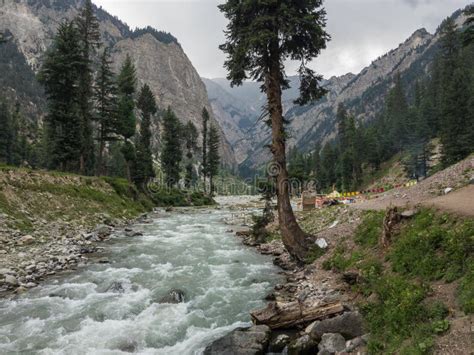 Beautiful Bulewater Valley In Kalam Swat Pakistan Stock Image Image