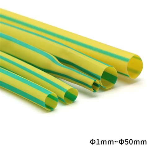 Yellow Green Heat Shrinkable Tubing Heat Shrink Tubing Mm Heat