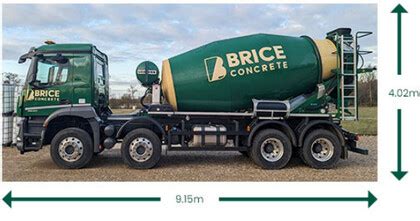 Mixer Truck Dimensions - Brice Aggregates