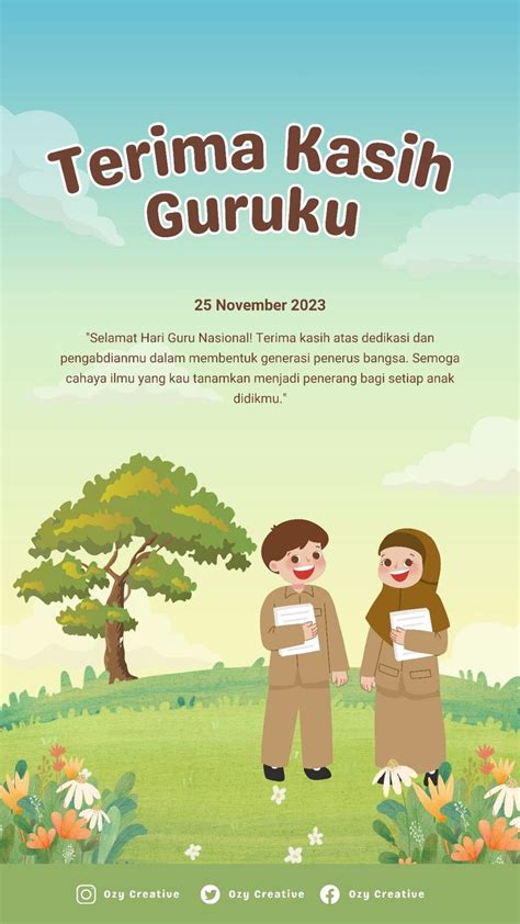 Poster Hari Guru Nasional | Selamat hari guru, Poster, Guru