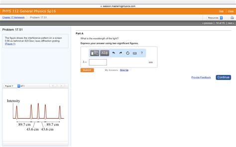 Solved The Figure Shows The Interference Pattern On A Scr Chegg