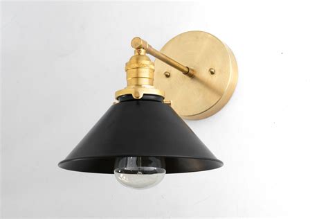 Brass Wall Fixture Modern Sconces Industrial Lighting Etsy Modern Sconces Modern Wall Lamp