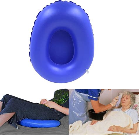 Inflatable Air Bedpan Portable Washable Potty For Elderly And Bedridden