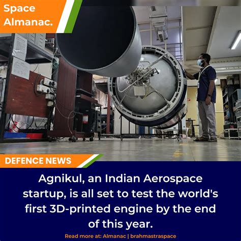 Indian Aerospace Startup Agnikul To Test World S First D Printed