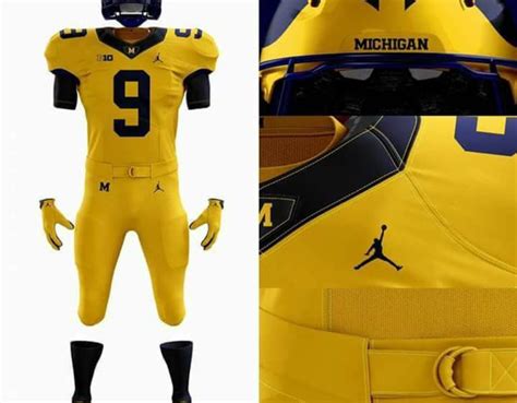 Michigan Football What The Alternate Jerseys Might Look Like Maize