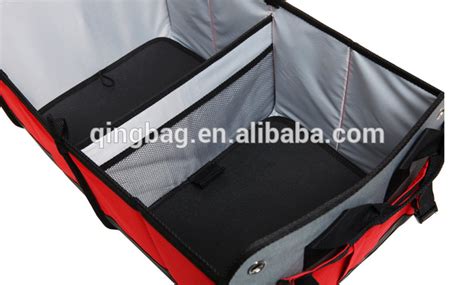 Foldable Multi Compartment Fabric Car Truck Storage Basket Trunk