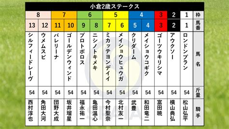 【小倉2歳s枠順】新馬戦圧勝プロトポロスは6枠9番、今村聖奈騎手騎乗ミカッテヨンデイイは5枠7番｜【spaia】スパイア