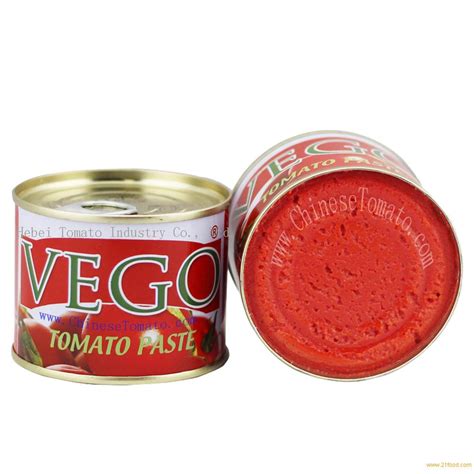 70g Mini Size Canned Tomato Paste With Yellow Ceramic Coating Inside