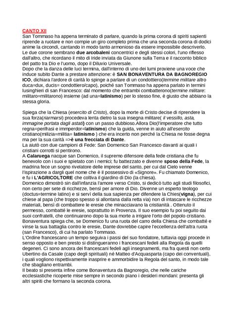 Paradiso Dante Struttura 1