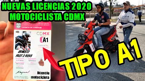 Licencia Motociclista Tipo A1 Cdmx AsÍ Podemos Obtenerla Youtube