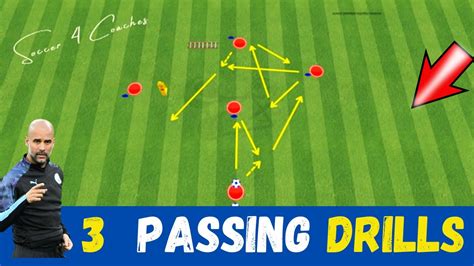 🎯pep Guardiola 3 Passing Combination Drills Youtube