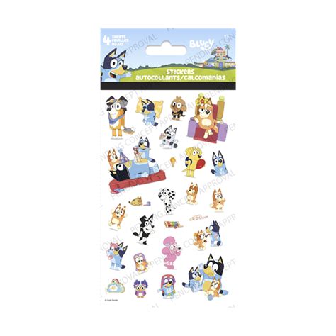 Bluey Stickers | Owls Hollow Toys & Games