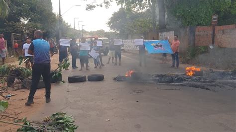 Moradores Realizam Protesto E Interditam Avenida Em S O Jos De Ribamar