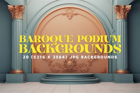 Baroque Podium Backgrounds Hipfonts