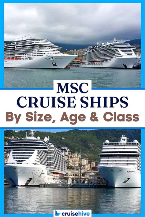 Msc cruises ships by size age and class – Artofit