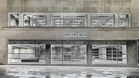 Balenciaga S New Bond Street Flagship Store Emerges As A Raw Epoch Of