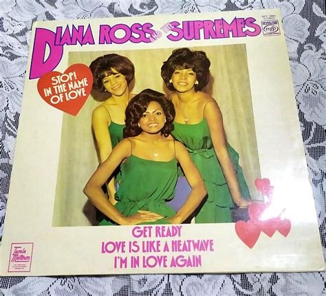 Diana Ross And The Supremes Stop In The Name Of Love Lp Vinyl Plaka