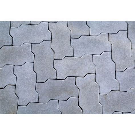 Concrete Outdoor Zig Zag Interlocking Paver Block For Landscaping