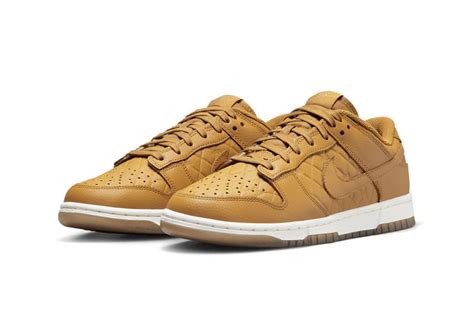 Nike Dunk Low Quilted Wheat Dx3374 700 Release Info Hypebeast