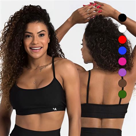 Top Cropped Alça Fitness Feminino ZERO TRANSPARÊNCIA Sustentação Padrão