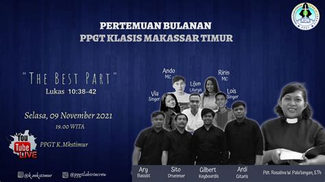 Pertemuan Bulanan Ppgt Klasis Makassar Timur Edisi November Youtube