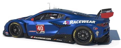 Corvette Imsa Gtd Pro Blue By Jim H Trading Paints