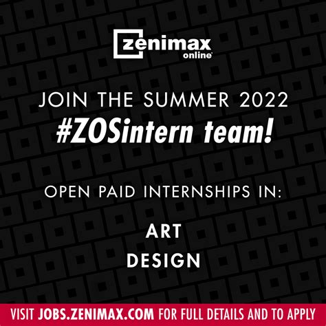 Zenimax Online Studios Is Hiring On Twitter Looking For A Paid