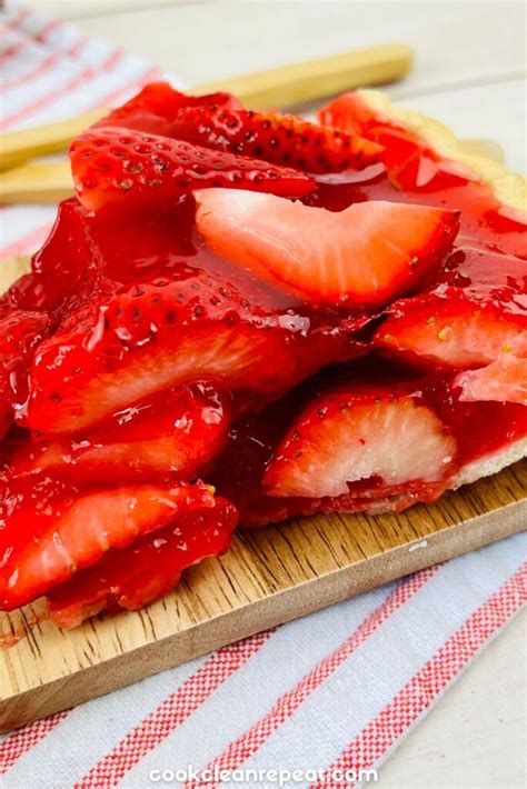 Strawberry Pie With Jello Cook Clean Repeat