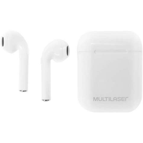 Fone De Ouvido Tws Airbuds Branco Ph Multilaser No Shoptime