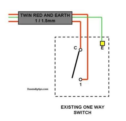 Two Way Light Switch Circuit - Electrical Wiring Work