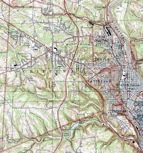 Beaver County Pa Township Map