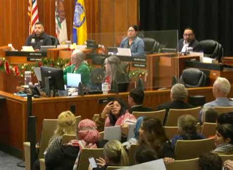 Santa Ana City Council Meeting Disrupted By Out Of Town Pro Palestinian Fanatics New Santa Ana