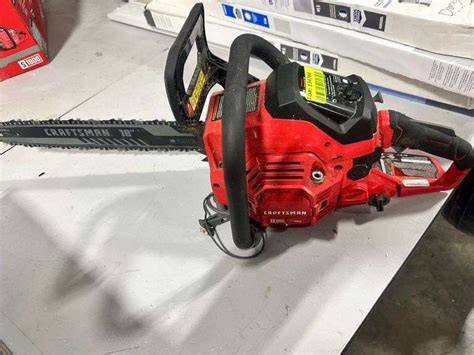 Craftsman 42 Cc 2 Cycle 18 In Gas Chainsaw See Description