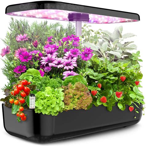 Hydroponics Growing System Pods Indoor Herb Garden Kit With