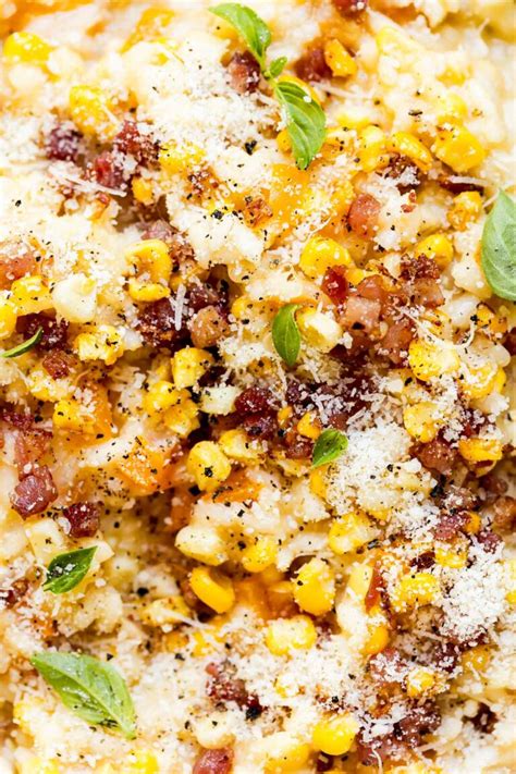 Sweet Corn Risotto With Crispy Pancetta Plays Well With Butter