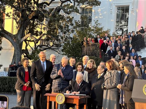 President Biden Signs The Respect For Marriage Act Glad Today Is