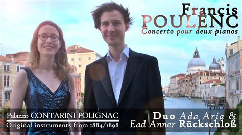 F Poulenc Concerto pour deux pianos Duo Rückschloß Palazzo