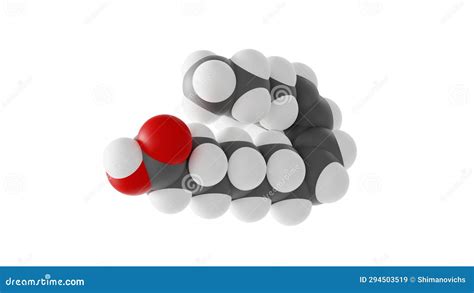 Linoleic Acid Molecule Omega 6 Molecular Structure Isolated 3d Model