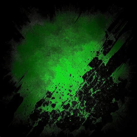 Premium Vector Abstract Ink Splat Grunge Texture Black And Green