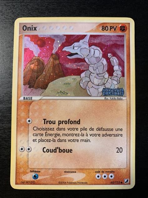 Onix Ex Forces Cach Es Carte Pokemon