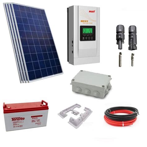 Panneau Solaire Country House Kit 1000W 12V 4000Wh Jour