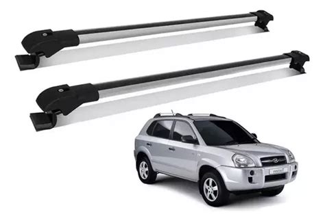 Rack De Teto Travessa Hyundai Tucson A Slim Prata Frete Gr Tis